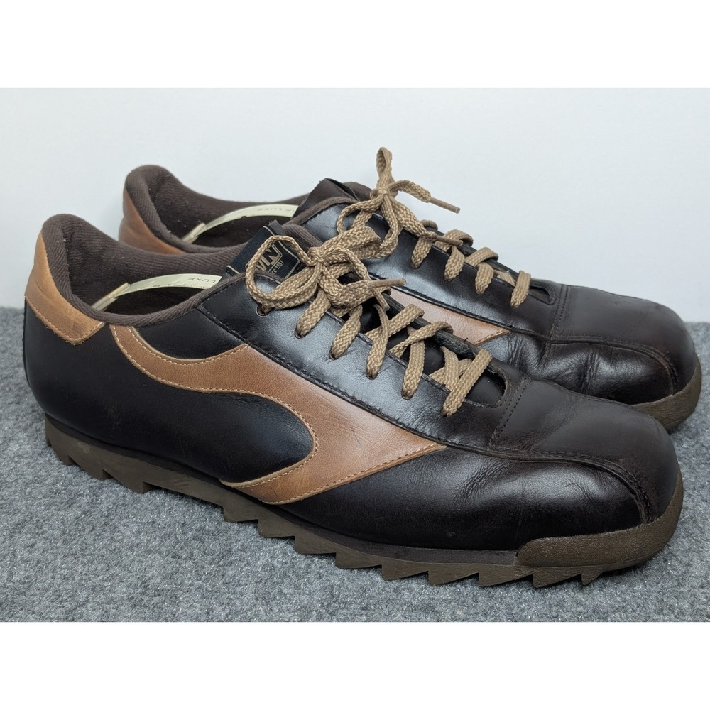 Mark Nason Men's Brown Leather Bowling Style Shoes Size 13 Lace Up Casual